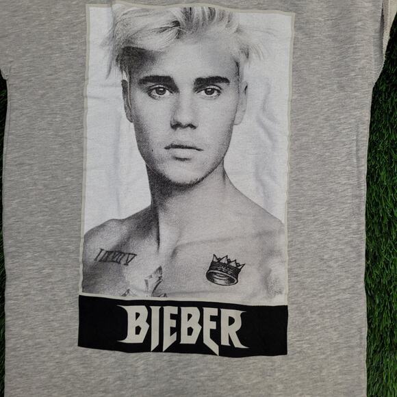 Justin-Bieber Sweatshirt Womens Medium 19x29 Purpose Tour - Picture 12 of 14